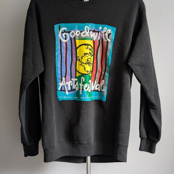 Vintage Goodwill Arts Festival Sweater - Picture 2 of 3